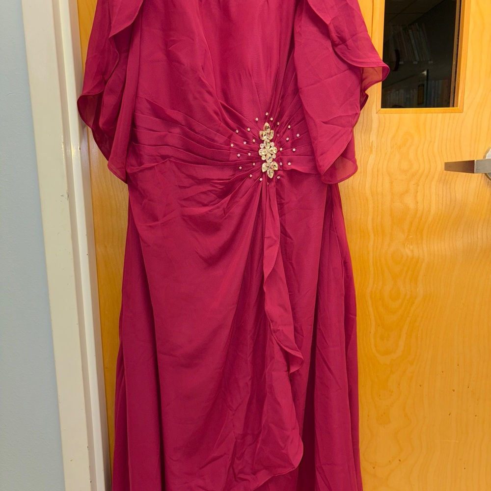 Elegant Pink Evening Dress